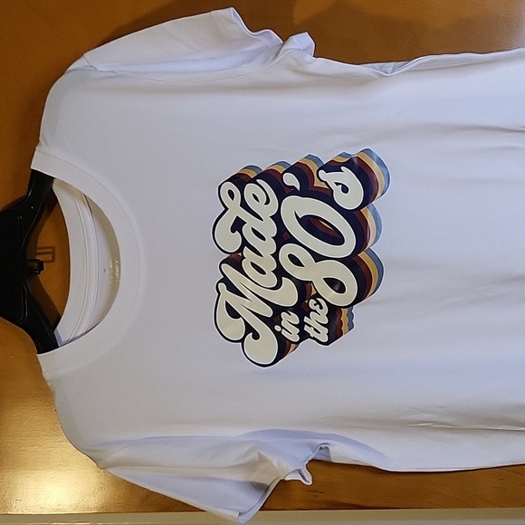 Womens White "Made In The 80's" Short Sleeve T-shirt - Picture 2 of 4